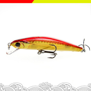LUTAC minnow attira esche esche con esca con rivestimento Laser a fusione lunga 80mm 7g - Product Image 4