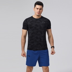 T-shirt Sportiva da Uomo in Seta Ghiaccio a Rapida Asciugatura, Vestibilità Larga, per Fitness, Corsa, Allenamento Estivo, Casual, a Maniche Corte - Product Image 1