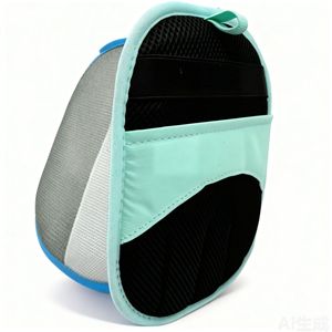 ถุงมือกำจัดขนสัตว์เลี้ยงแบบป้องกันไฟฟ้าสถิต สำหรับสุนัขขนยาว สีฟ้า สีแดงไวน์ รูปทรงโค้ง ทำจากผ้า ใช้สำหรับกรูมมิ่ง - Product Image 2
