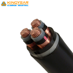 6/10kV 8.7/15kV 18/30kV ฉนวนแรงดันไฟฟ้าขนาดกลางสายไฟ3x300mm2 3x240mm2 3x185mm2ทองแดง/อลูมิเนียมหลัก - Product Image 3