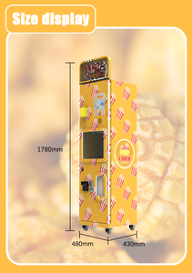 Distributeur automatique de pop-corn à double saveur Réservoirs sucrés et salés 50 portions/heure écran tactile pour cinéma/centre commercial/CE/FDA/NAMA - Product Image 6