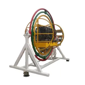 बिक्री के लिए रोमांचक मनोरंजन पार्क उपकरण वयस्क गेम मशीन मानव जायरोस्कोप सवारी कुर्सी