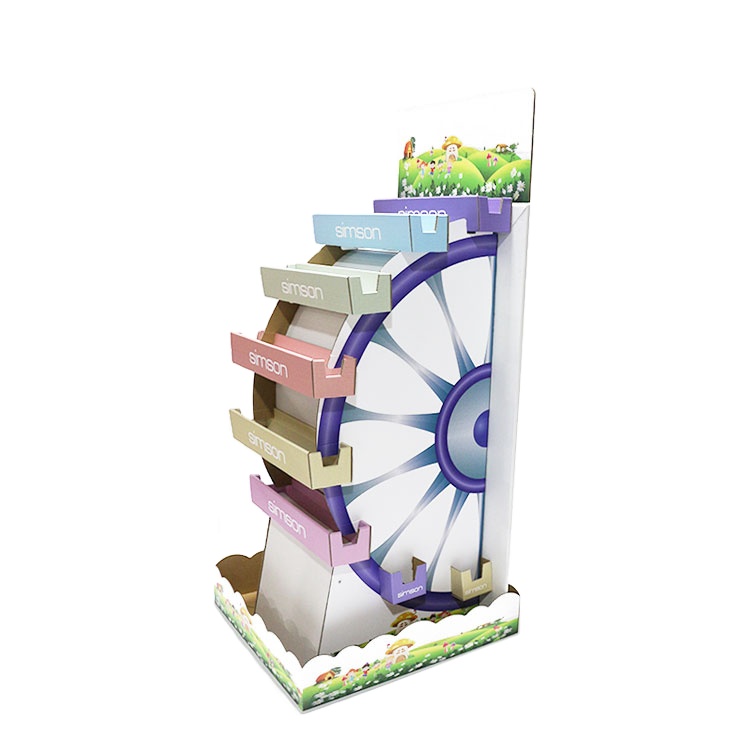 Stackable Attractive Paper Cardboard for Supermarket Display Promotion