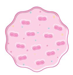 plato de papel de 8 pulgadas