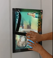 Bingkai Lampu Iklan EL Poster Terbaru Bingkai Iklan dengan Kecerahan Tinggi untuk Pameran atau Papan Iklan atau Menu