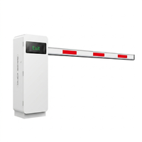 Barrière de stationnement intelligente à commande directe d'usine, moteur sans balais DC24V, bras de 6 m avec écran LED personnalisable