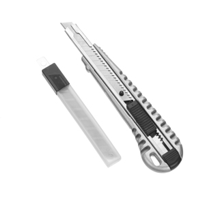 18mm lưỡi hợp kim nhôm tiện ích dao Snap Off Blade Hộp cắt dao với lưỡi cho tay làm cho DIY - Product Image 5