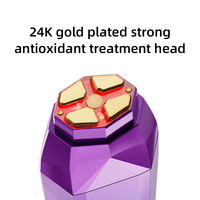 Appareil de beauté pour le contour du visage V-Line Essential E M S Microcurrent Lifting 24K plaqué or, massage de la tête, utilisation à domicile