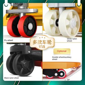 SLN superventas 2000kg 3 5ton Transpallet Apilador manual Recuperador Gato hidráulico Trolley Hand Folk Lift Pallet Truck para la venta - Product Image 4