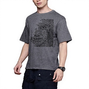 Service professionnel qui maximise l'attrait visuel des t-shirts personnalisés en coton 100% pour hommes, à manches courtes, écologiques et infroissables - Product Image 1