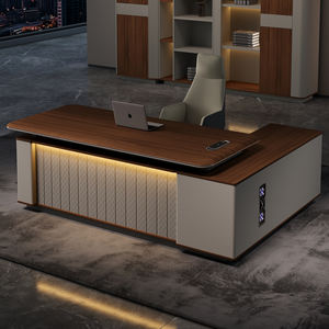 高端现代MDF行政经理办公桌模块化可扩展健康家庭办公电脑桌 - Product Image 3