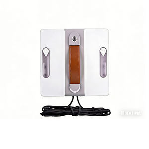 Robot de nettoyage de vitres automatique <span class=keywords><strong>avec</strong></span> 2 brosses rotatives et pulvérisation d'eau à 4 voies pour les fenêtres de la maison, <span class=keywords><strong>aspirateur</strong></span> à vitres électrique - Product Image 2