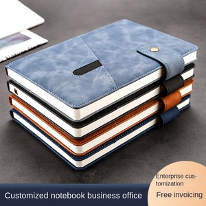 Customizable Business Notebooks Imprint Hardcover Thread Sewing Stationery for Office <strong>Diary</strong> Use Buckle Imitation Leather Cover - Product Image 2