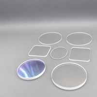 Fenêtre optique de forme spéciale, fenêtre de visualisation optique carrée en forme d'éventail personnalisée pour instrument optique