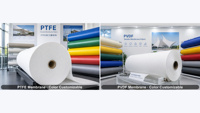 Structure en tissu tendu pour passerelle d'aéroport, auvent imperméable résistant aux UV en PTFE ou PVDF, couverture de protection transparente en structure acier à travée libre