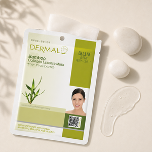 Mascarilla Facial de Esencia de Colágeno de Bambú Dermal, 23 g, Mascarilla Facial Hidratante, Refinadora y Reafirmante - Product Image 3