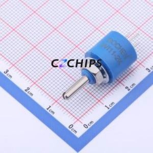 ตัวต้านทาน/โพเทนชิออมิเตอร์แบบปรับได้ WI-11-202ผ่านรูส่วนประกอบ (THT) ตัวต้านทาน2Kohm 10% 500mW - Product Image 1