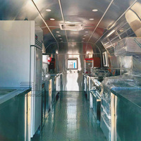 Petit camion de nourriture VW Bus mobile Four à pizza Dessert Pancake Donut Turquie Chine Remorques alimentaires entièrement équipées États-Unis