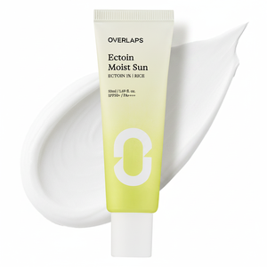 Sérum solaire hydratant Overlaps Ectoin Rice SPF 50 PA++++, cosmétique coréen léger, fabriqué en Corée - Product Image 2
