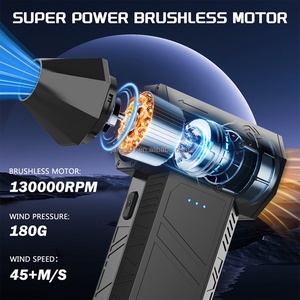 Portable <b>Mini</b> Turbo Industrial Super Air Blower DIY Handheld Car Cleaning Equipment Tiktok Operate Snow Cleaner Christmas Gift - Product Image 5