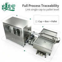Machine de marquage laser personnalisée pour bouchons de bouteilles Chestny Znak – Équipement de production de traçabilité « un article, un code »