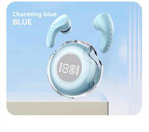 אלחוטי אמיתי עבור <span class=keywords><strong>Bluetooth</strong></span> באוזן אוזניות תצוגה דיגיטלית נשימה אור אופנה ספורט סטריאו binaural binaural set טביעת אצבע jl - Product Image 6