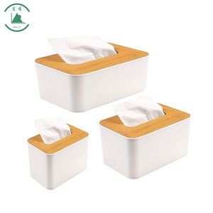 Hongshun Hộp Đựng Bàn Để Bàn Bằng Nhựa Tre Trực Tiếp Tại Nhà Máy Hộp Đựng Khăn Giấy Bằng Gỗ Hộp Đựng Điều Khiển Từ Xa - Product Image 6