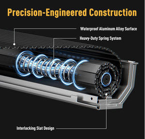 Copertura Telescopica Elettrica Automatica Retrattile in Lega di Alluminio Nera per Cassone del Pickup, Senza Necessità di Foratura, per <span class=keywords><strong>Amarok</strong></span> - Product Image 5