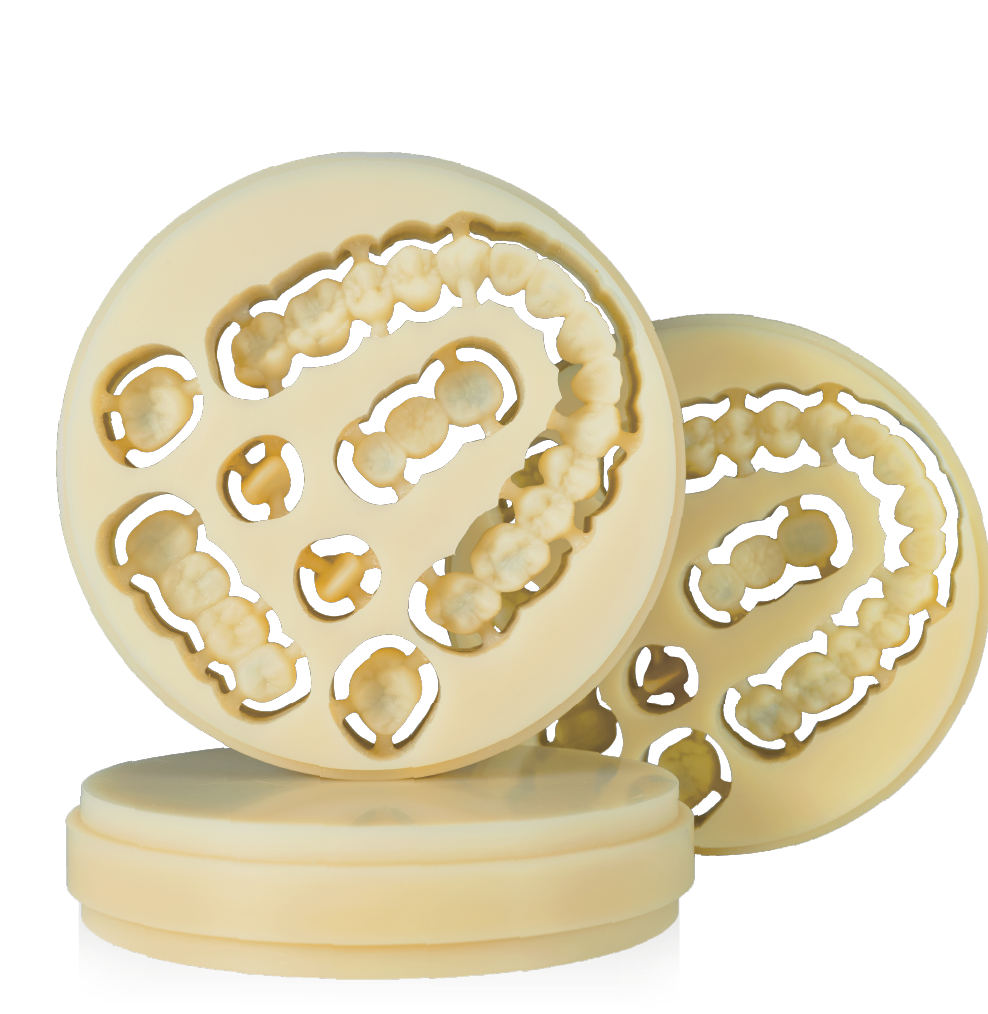 Моно-затеняющий полимерный стоматологический материал из пмма для короны, моста, полной арки и других целей пмма