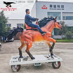 Simulador de equitación de modelo de caballo de simulación de tamaño real para Parque - Product Image 1