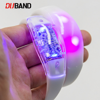 Bracelet LED activé par la voix | Bracelet lumineux réactif au son avec effet de chapiteau coloré pour fête, club, concert