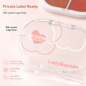 Polvo Facial de Doble <span class=keywords><strong>Color</strong></span>, Bronceador y Rubor, Acabado Sedoso, Producto de Belleza de Marca Privada, Directo de Fábrica - Product Image 5