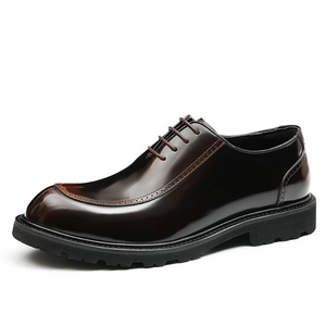 Zapatos Oxford de Hombre ASTON M.JAZZ, de Cuero Vacuno Británico, Formales, para Boda, con Cordones, Punta Redonda, Suela de Goma, para Todas las Temporadas - Product Image 3