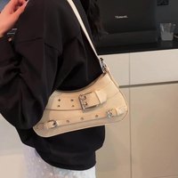 Nouveau Sac à Bandoulière Rétro Tendance Style Moto Personnalisé pour Femme Printemps 2025 – Collection Cool et Tendance