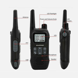 วิทยุสื่อสารแบบดิจิตอล BF-T8 รุ่นใหม่ ระยะไกล 5 กม. กำลังส่ง 5 วัตต์ 22 ช่องสัญญาณ คู่ย่านความถี่ IPx4 กันน้ำ 400-470MHz แบตเตอรี่ 1000-1500mAh - Product Image 5