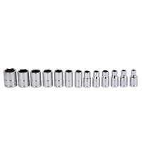 Juego de Llaves de Trinquete Manuales Kaida de 46 Piezas, Llave de Trinquete de 1/4, Juego de Herramientas para Reparación de Automóviles, Modelo KT50046