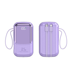 <span class=keywords><strong>Batterie</strong></span> <span class=keywords><strong>externe</strong></span> 22,5 W en plastique, charge rapide, grande capacité 20 000 mAh, sortie multi-ports, <span class=keywords><strong>batterie</strong></span> <span class=keywords><strong>externe</strong></span> portable au lithium-ion - Product Image 1