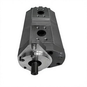Eje estriado de aluminio ligero al por mayor, bomba hidráulica doble, piezas de repuesto hidráulicas para tractor y minicargadora - Product Image 2