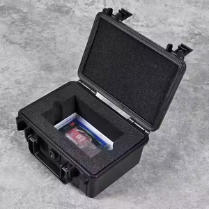 Factory Direct Black Waterproof Plastic Graded Card Case Storage Display <b>Box</b> Silk-Screen Printing Custom Logo Acrylic Hanger - Product Image 4