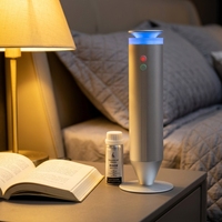 Diffuseur d'aromathérapie sans eau en aluminium pour la maison, diffuseur d'air silencieux pour bureau, chambre d'hôtel, petite pièce, bureau