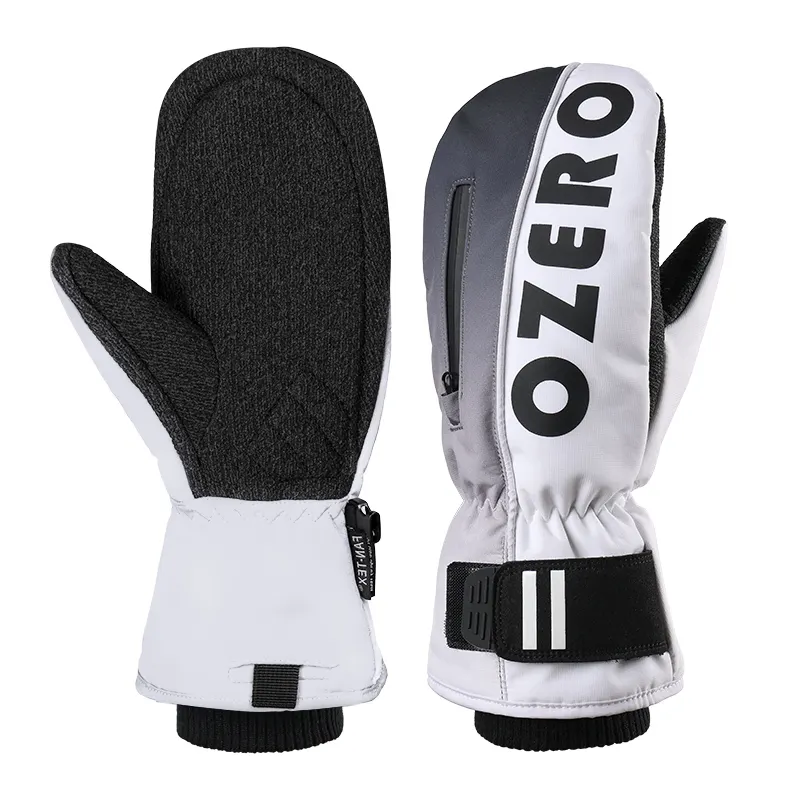 Gants de Ski de Sports de plein air de haute qualité pour hommes Logo personnalisé gants de Snowboard de neige polaire skis skis 2024 nouveau