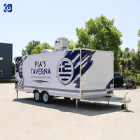 Remorque de restauration personnalisée CAMPTRL avec équipement de cuisine complet, camion de vente ambulante pour café, desserts et frites, idéal pour les entreprises aux États-Unis