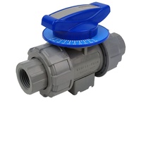 Katup Bola Union Metering Sejati CPVC DN20-3/4 inci Produk Baru
