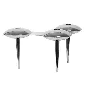 Ornements créatifs empilables en acier inoxydable en forme de nuages abstraits pour décoration de bureau et d'hôtel - Product Image 5