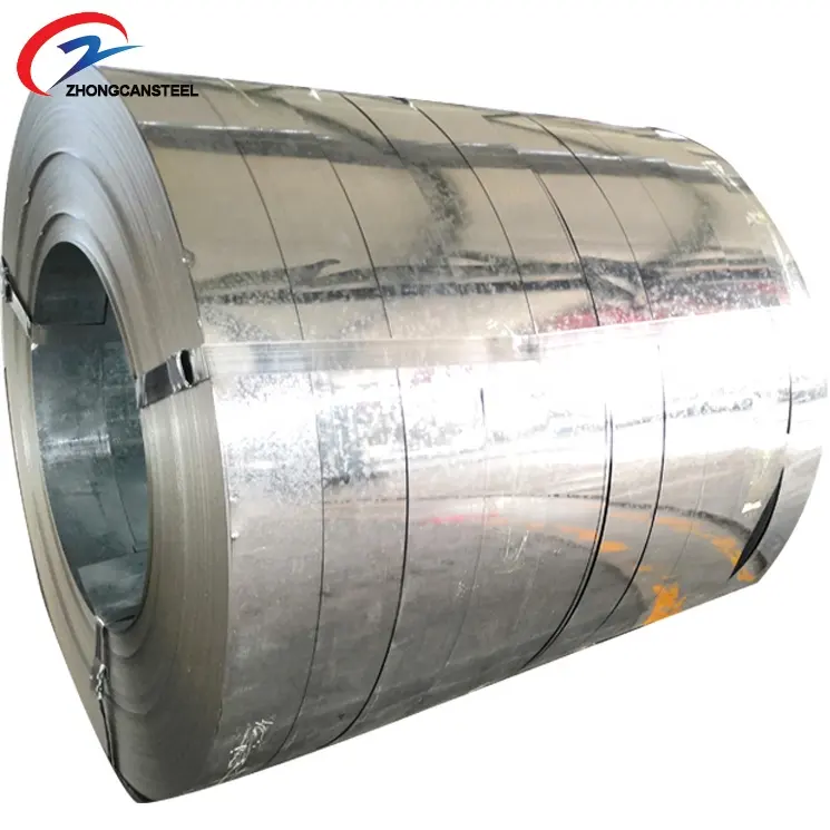 DX51D Z100 Big Spangle Cold Rolled SGCC Carbon Zinc Coated Galvanized Steel Strip in Coil GI Steel Slitted