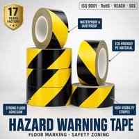 Cinta de Advertencia de Seguridad de PVC/PE de Color Personalizado, Resistente al Agua y al Calor, 0.15mm de Grosor, Protección UV, Rollo de Barrera para Pisos con Peligros