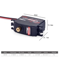 SURPASS HOBBY S0025M 25G Servo à engrenages en métal 3KG Servo numérique pour RC avion Robot 1/12 RC voiture bateau RC modèle