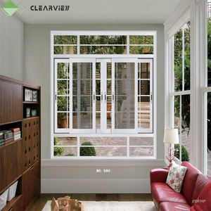 Clearview Anodizado 2023 Hurricane Impact Ventana de <span class=keywords><strong>esquina</strong></span> de aluminio ultra estrecha Europea <span class=keywords><strong>Ventanas</strong></span> correderas de vidrio de aluminio <span class=keywords><strong>para</strong></span> Hous - Product Image 5