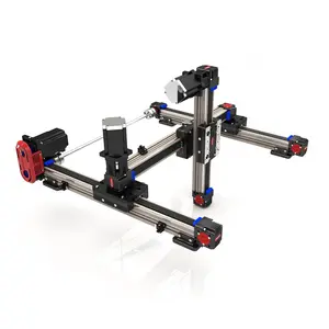 Disesuaikan stroke 50-4000mm xyz 3-axis CNC gantry robot modul linear sabuk
