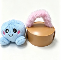 Nouvel Arrivage Jouet Sensoriel Anti-stress en Peluche, type Dumplings, à Presser, Moelleux, Extensible et Mignon, Idéal pour Cadeau de Fête